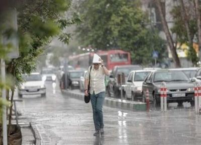 رگبار و وزش باد شدید در منطقه ها شمالی تهران